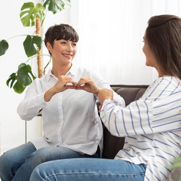 Mujer en terapia de fertilidad cociente